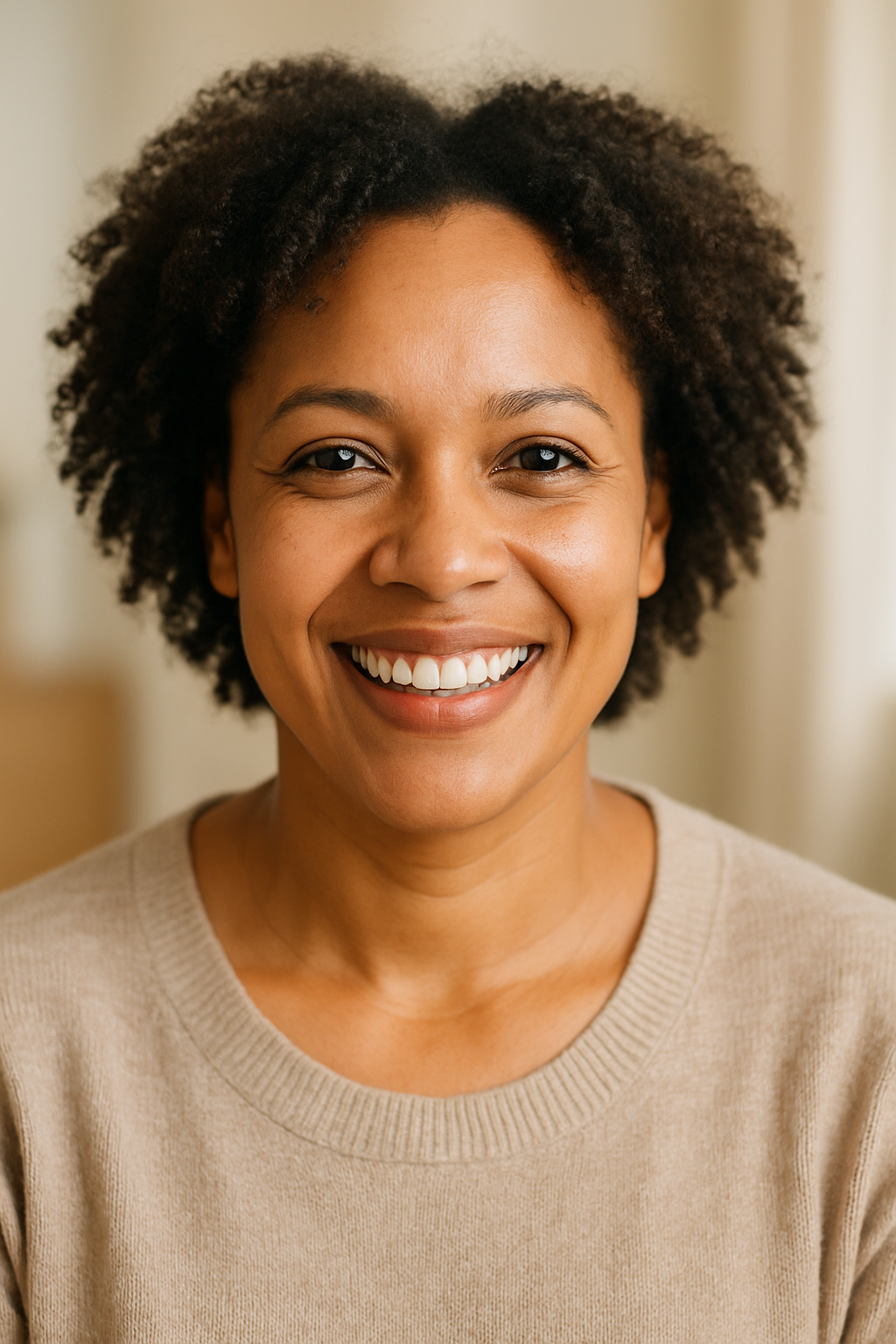 Headshot of a happy parent